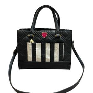 Betsy Johnson Quilted Multi-use Handbag